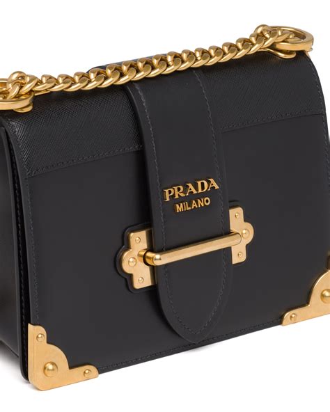 prada cahier bag inside|Prada cahier shoulder bag black.